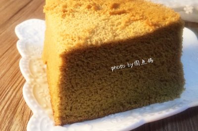 （6寸）抹茶戚风蛋糕之详细步骤