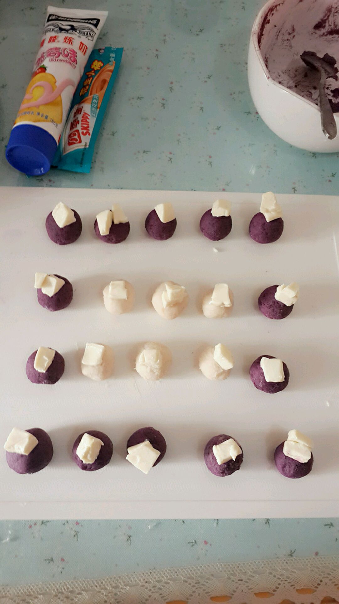 奶酪紫薯糕怎么做_奶酪紫薯糕的做法_美食C位_豆果美食