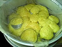#硬核菜谱制作人##冰箱剩余食材大改造#鲜玉米蒸糕的做法图解11