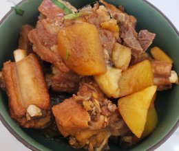 电高压锅排骨炖土豆的做法