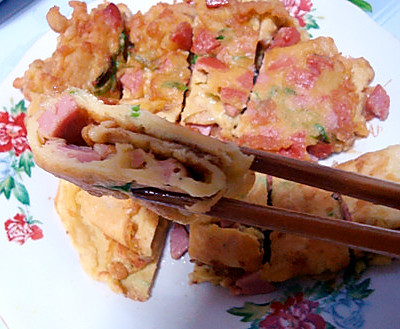 鸡蛋摊饼