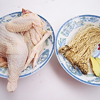 享受五星级味道___龙须根炖老母鸡的做法图解3