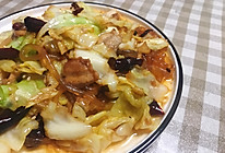 包心菜肉炒粉的做法