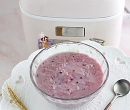 紫薯杂粮牛奶粥（12M+辅食）的做法