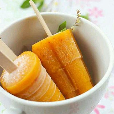 【芒果与桃子冰棍】清凉一下水果季