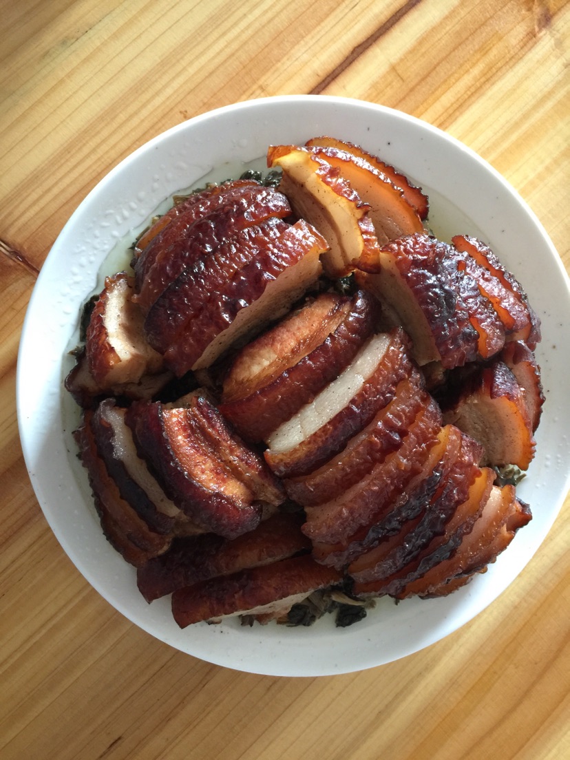 白菜干扣肉#方太一代蒸传#的做法图解8