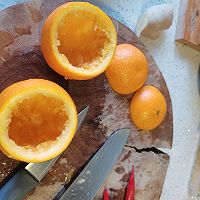 蟹酿橙的做法图解3