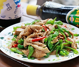 青椒面筋#新年一起下厨#的做法