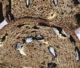 健康营养的全麦黑糖香菇奶酪豆乳面包的做法