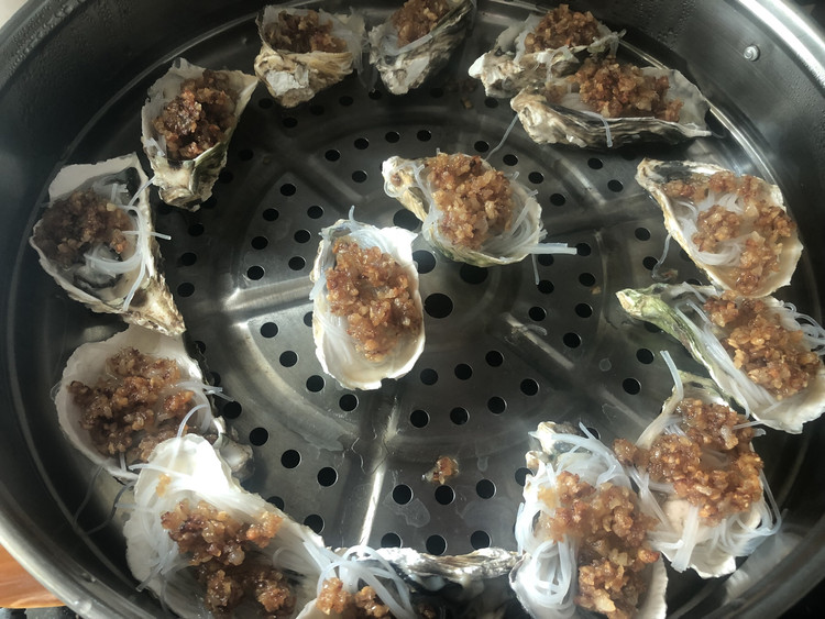 蒜泥生蚝的做法