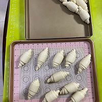 盐可颂牛奶面包卷-早餐必备的做法图解16