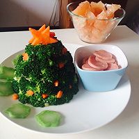 圣诞树版土豆泥的做法图解6