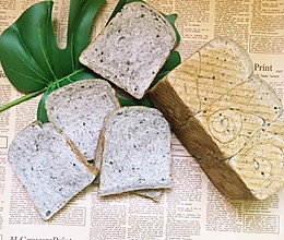 浓香黑芝麻吐司（双重芝麻口味）的做法
