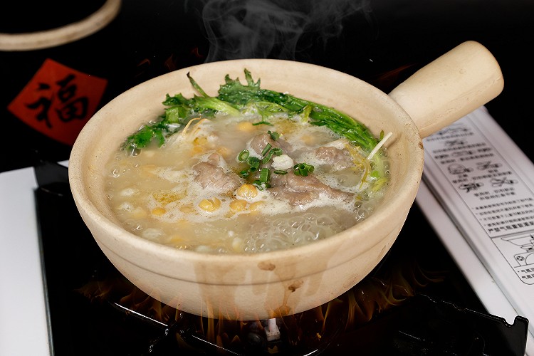 三鲜滑肉汤砂锅的做法