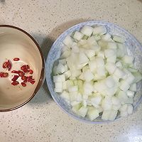 小炒冬瓜丁的做法图解2