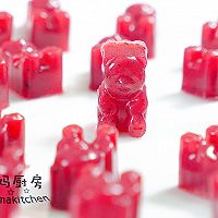 小熊QQ糖，用藕粉来做回小糖果吧的做法图解8