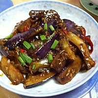 香辣蒜香茄子的做法图解6