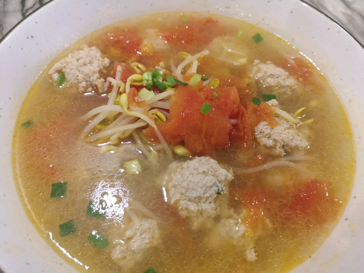 番茄丸子汤的做法