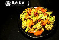 干锅花菜（内含熬猪油步骤）的做法