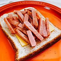 #丘比三明治#全麦蔬菜火腿三明治的做法图解3