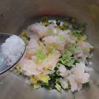 磷虾荠菜蒸饺的做法图解5