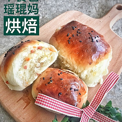 吾中有卿,吾乃叠叠——健康蔬菜火腿面包