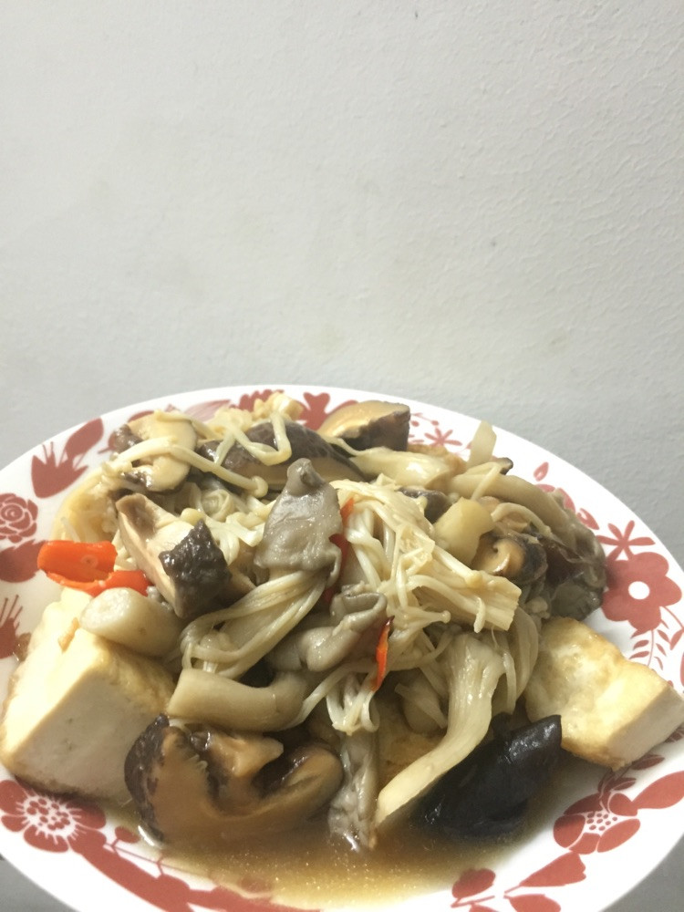 杂菇豆腐的做法