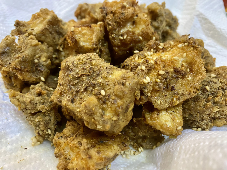 外酥里嫩的脆皮内脂豆腐的做法