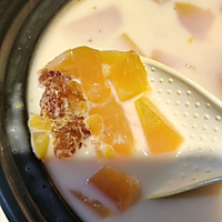 牛奶木瓜桃胶雪燕皂角米的做法图解7