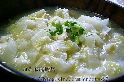 白菜炖豆腐