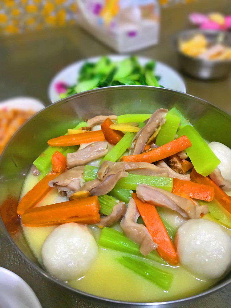 烧三鲜（烧肚条）的做法