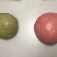 圣诞风双色奶酪吐司的做法图解3