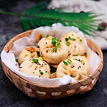 鲜肉虾仁生煎包