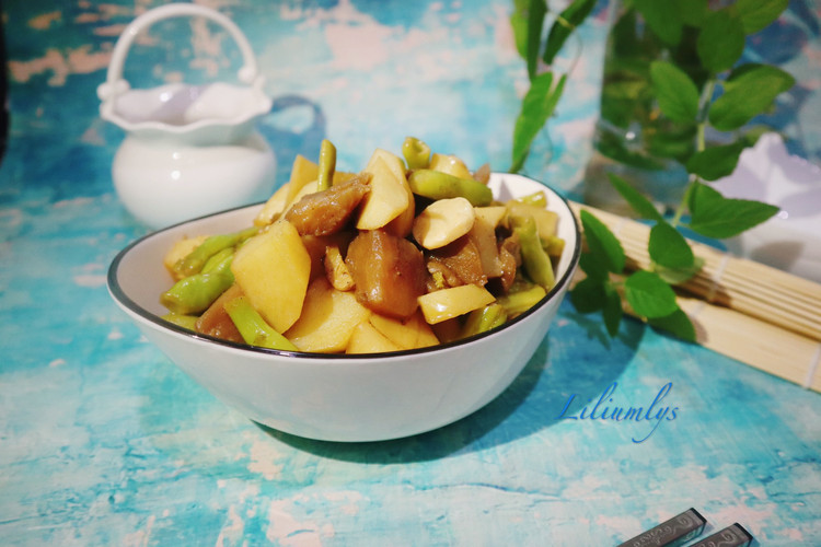 美味一锅出～双豆炖茄子的做法