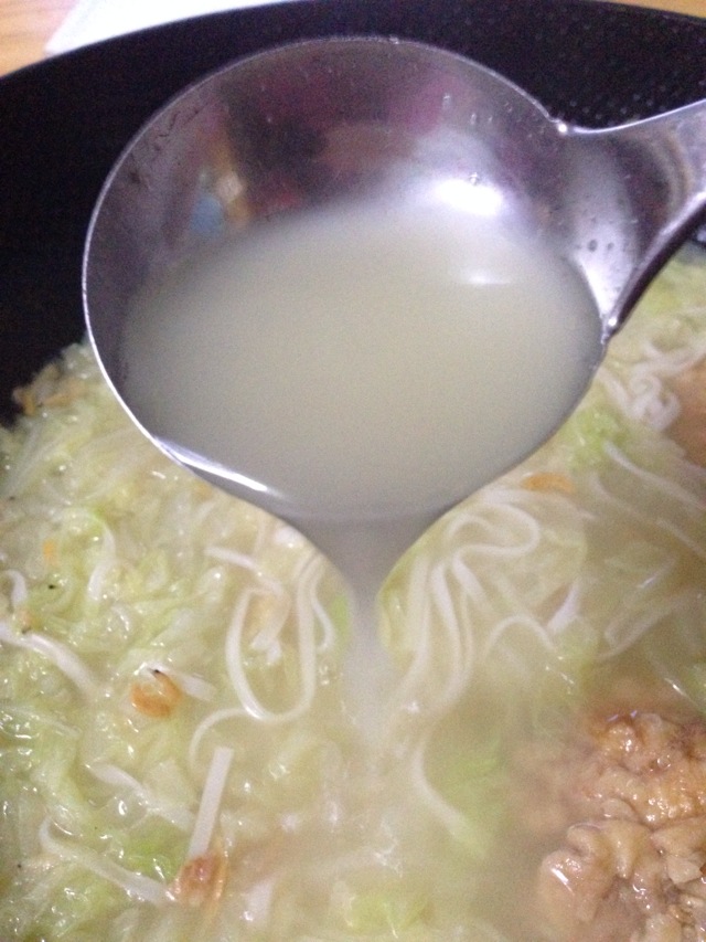 White cabbage soup in three steps