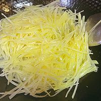 #滴滴鲜香 味道美极#酸辣土豆丝 醋溜土豆丝 清炒土豆丝的做法图解6