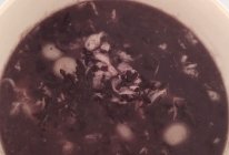 紫糯酒酿小丸子的做法