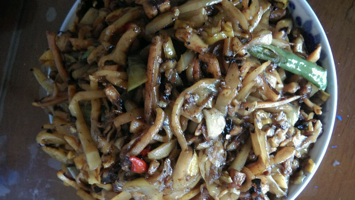 榨菜炒墨鱼