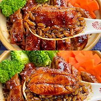 #豪吉藤椒油真香来袭#比买的还好吃，巨美味的照烧鸡腿饭的做法图解1