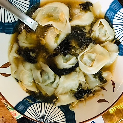 荠菜鲜肉馄饨的做法
