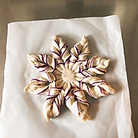 太阳花紫薯酥饼，手抓饼版的做法图解9
