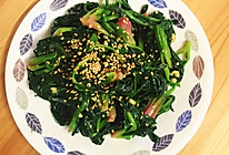 最正宗韩式拌菠菜的做法