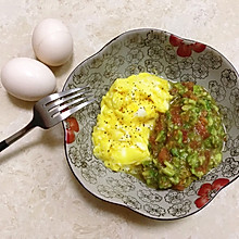 低糖料理  牛油果炒蛋