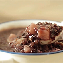 山药百合黑米粥【孔老师教做菜】