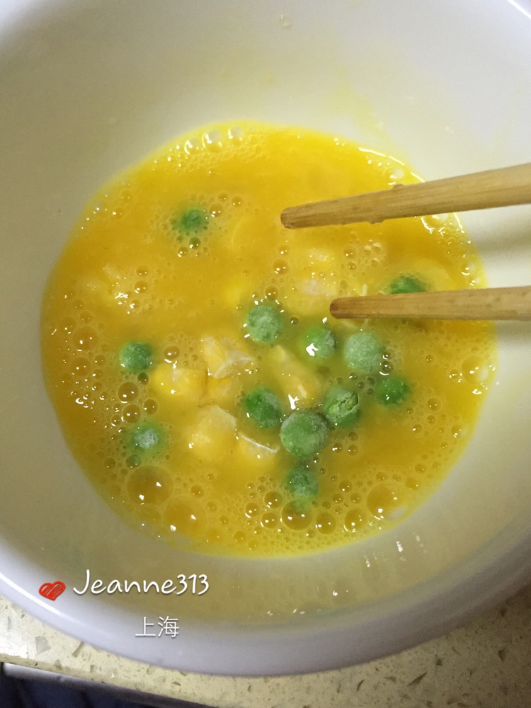 【宝宝辅食】肉松五彩蛋卷的做法图解2