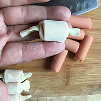 糖果香肠卷的做法图解3