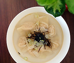 馄饨（鸡肉+虾肉馅）的做法