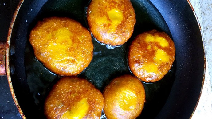 红豆馅南瓜饼
