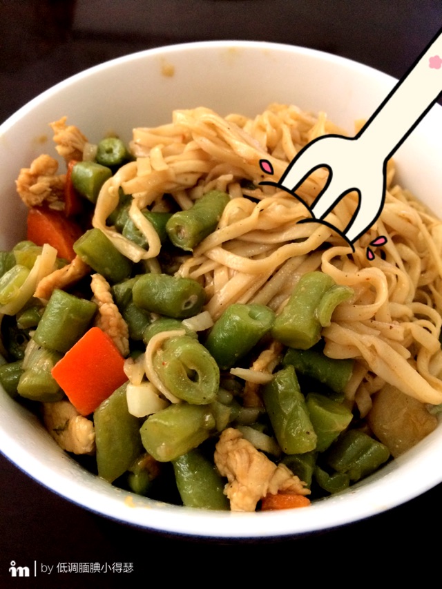 鸡丝豆角焖面的做法图解12