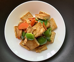 干锅豆腐（简易少调味料版）的做法